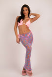 FRILL BIKINI SET & AZALEA MESH MAXI