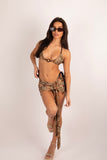 LEOPARD DRAPED SARONG