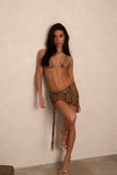 LEOPARD RING BIKINI SET & MESH FRONT RUCHED MINI