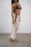 CREAM LACE MAXI SKIRT