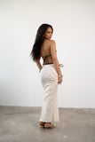 CREAM LACE MAXI SKIRT