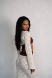 CREAM LACE SHRUG