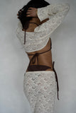 CREAM LACE SHRUG