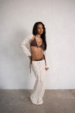 CREAM LACE MAXI SKIRT