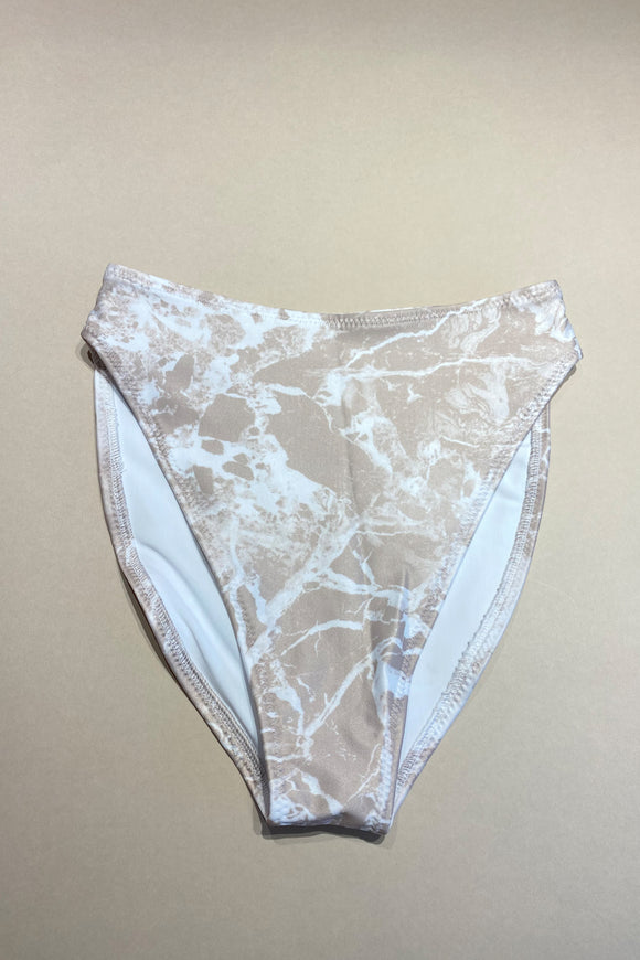 FULL COVERAGE BIKINI BOTTOMS NUDE MARBLE