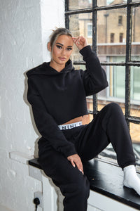 BENINI OVERSIZED JOGGERS BLACK