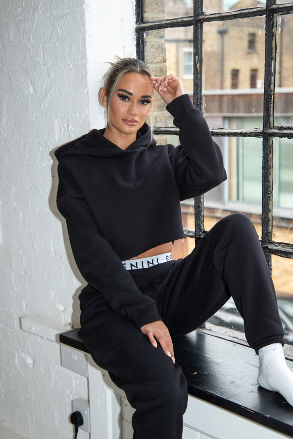 BENINI OVERSIZED JOGGERS BLACK